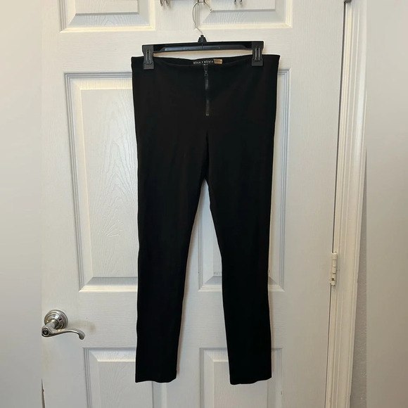 ! Alice + Olivia Front Zip  Leggings sz 10 - Picture 1 of 4